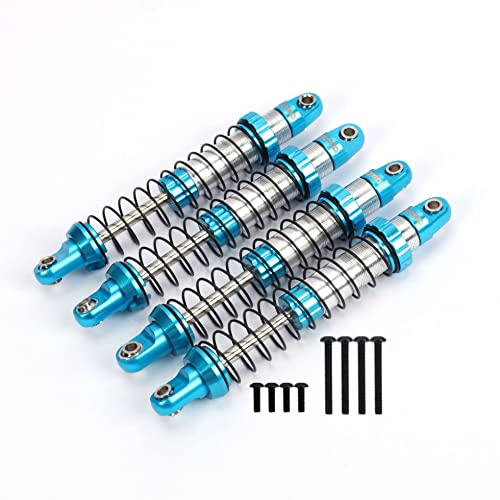 RCAWD Shock Absorber for UTB18 Capra Upgrades, Front & Rear RC Shocks Parts #AXI213004#AXI213000, for Axial 1/18#AXI01002 Blue