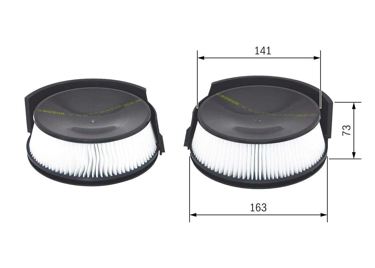 BOSCH Filter, Innenraumluft 1987432104