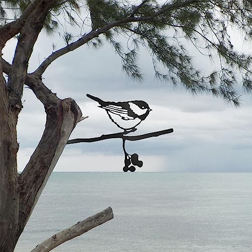 MoreTake Robin Metal Bird Ornaments, Robin Garden Ornament Decor, Metal Birds Garden Art - Image 2