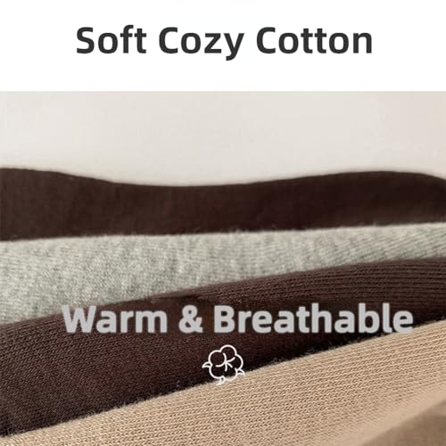 Heart Socks 6-Pairs Cute Pure Colorful Women’s Soft Cotton Rib Mid-Calf Socks2