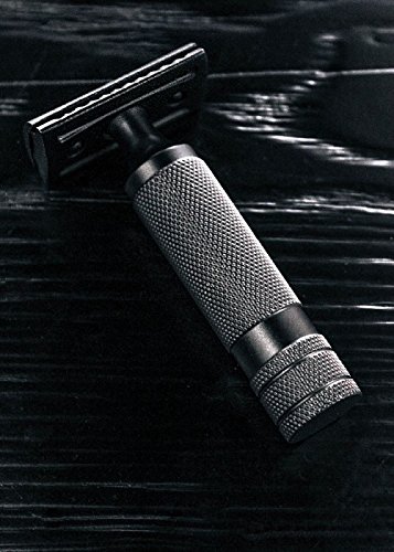 West Coast Shaving Midnight Collection Razor 110B, Black Stainless Steel (Closed Comb) image 3
