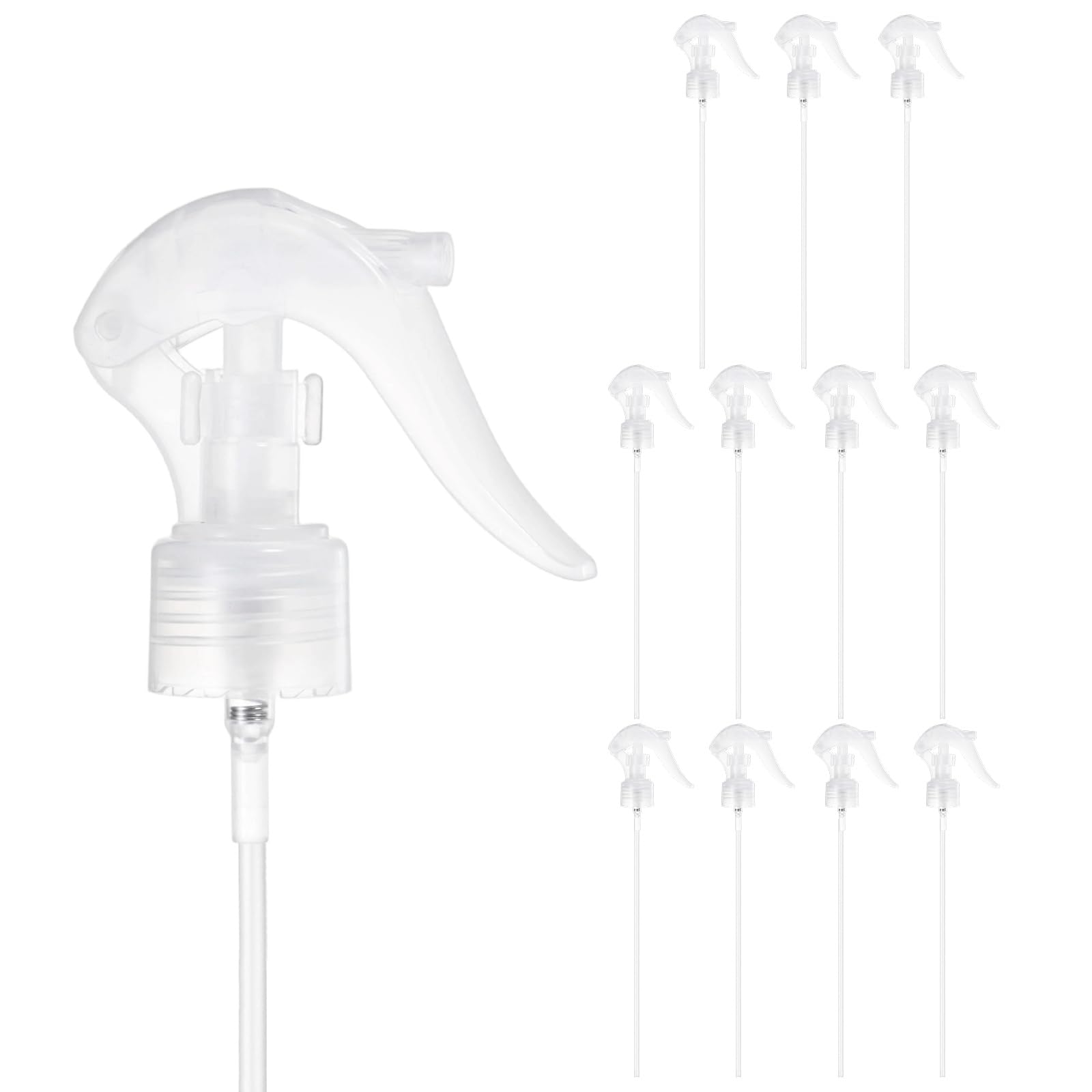 M METERXITY 12-Pack Spray Bottle Nozzle Replacement, Transparent
