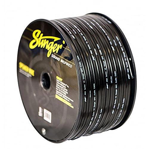 Stinger SPW512BK PRO Series 12 Gauge Primary Wire 250-Feet (Black)