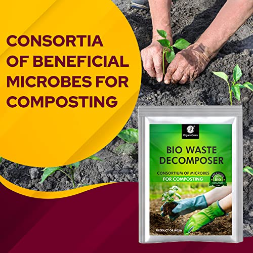 Image of OrganicDews Bio Waste Decomposer (250 g) - Microbial Inoculum Accelerate Decomposition of Organic Kitchen Waste into Compost 250 g