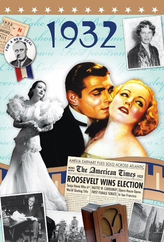 1932 Birthday Gift - 1932 DVD Film and 1932 Year Greeting Card