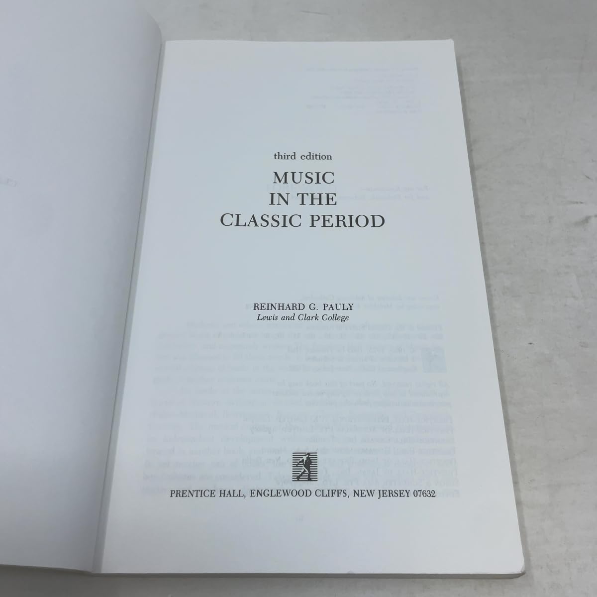 Music in the Classic Period