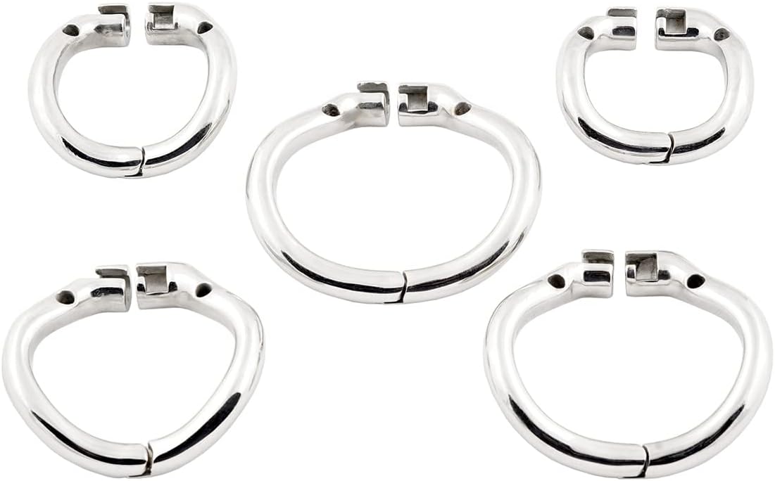 TERNENCE Ergonomic Design Stainless Chastity Device Cock Cage Base Ring Male Spares H150 (L / 50mm)