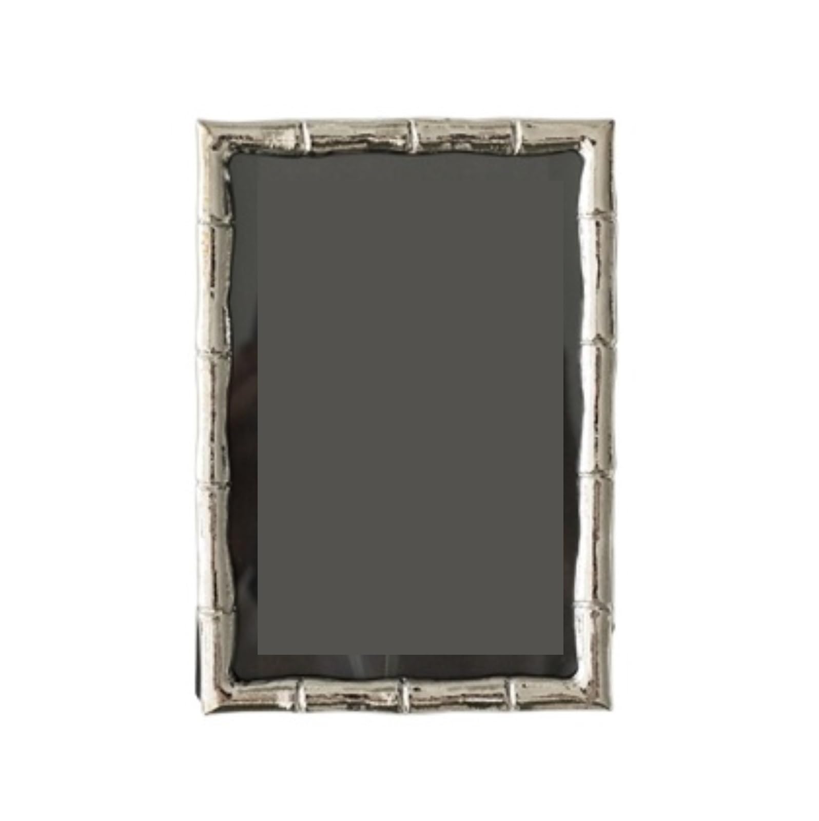 Photo Picture Display Frame Simple Photo Frame Metal Tabletop Decorative Portrait Framing Living Room Decoration(Silver,6inch)