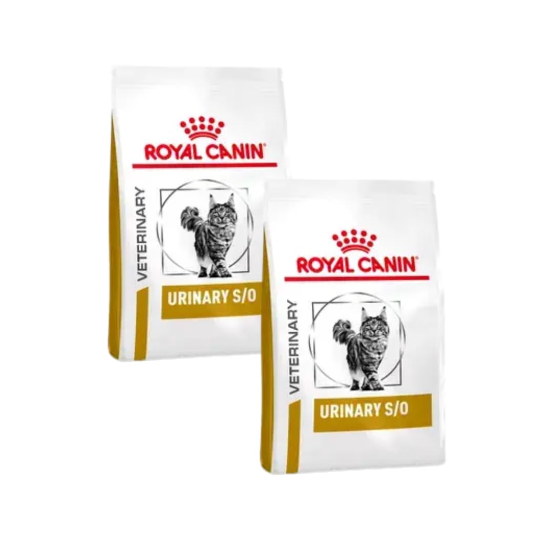Royal Canin Veterinary Urinary S/O | Pack Double | 2 x 400 g | Croquettes Chats | pour Le Soutien des Voies urinaires | en Cas de Cristaux de Struvite | Teneur réduite en magnésium