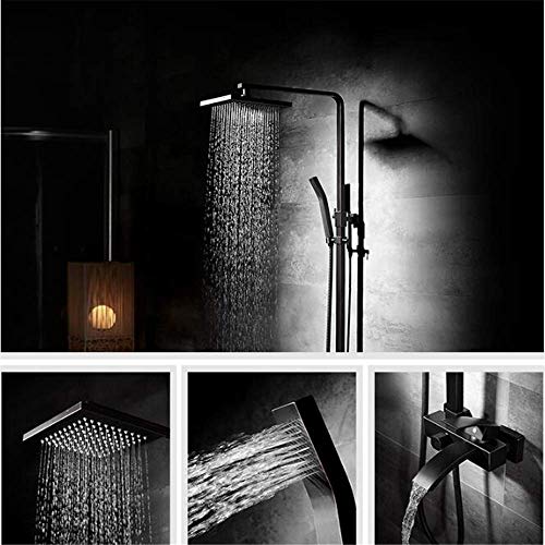 Ensemble de robinet de douche en laiton brossé et finitions soignées
