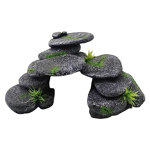 Cachettes de poissons en roche décorative pour aménagement aquascaping