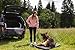Autohundebett Reisebett Hundebett für Kofferraum Transportsystem 100x70cm (Farbe: schwarz)
