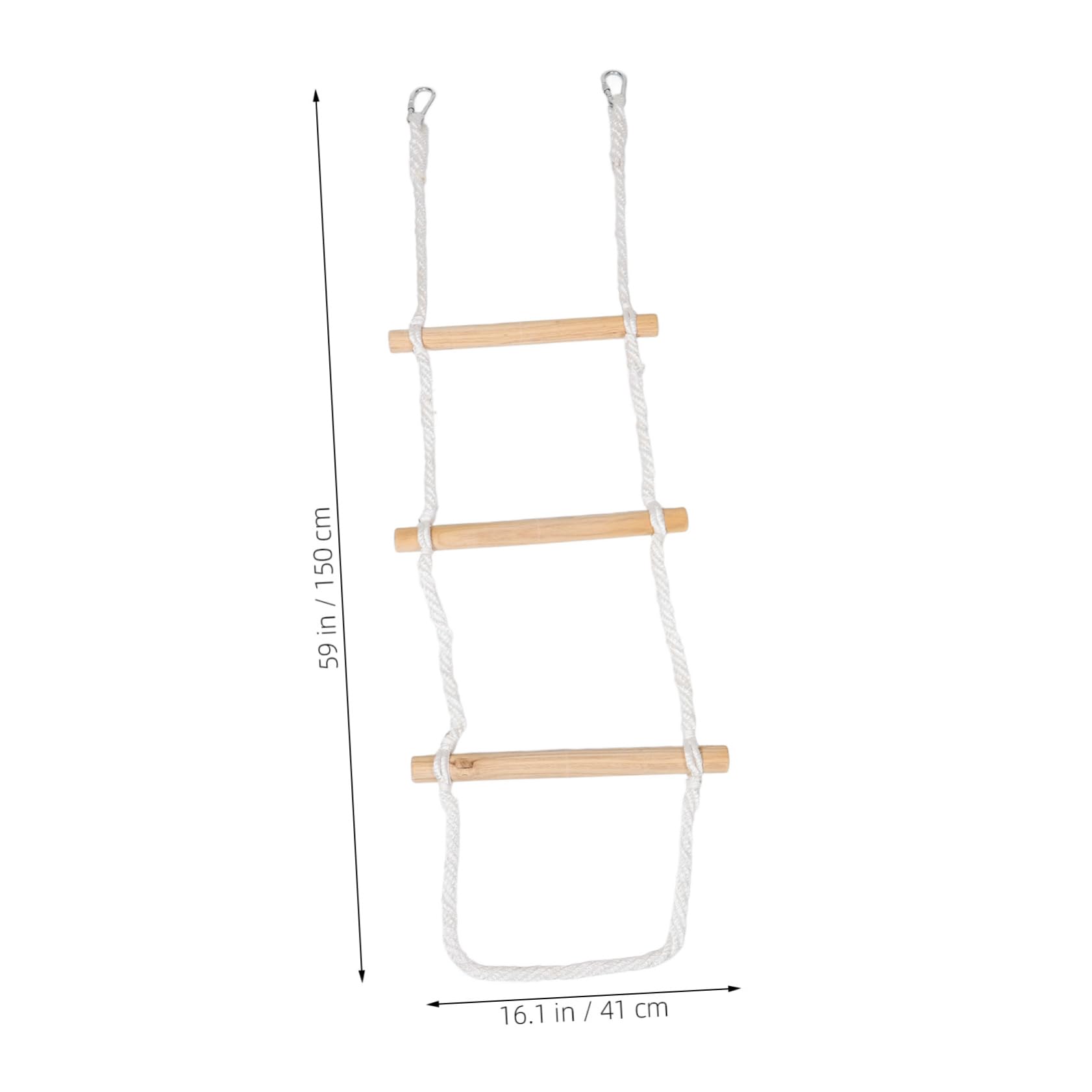 CIYODO Multi-Purpose Boys and Girls Rope Ladder Safe and Fun for Playgrounds Tree Ladder Secure Attachment