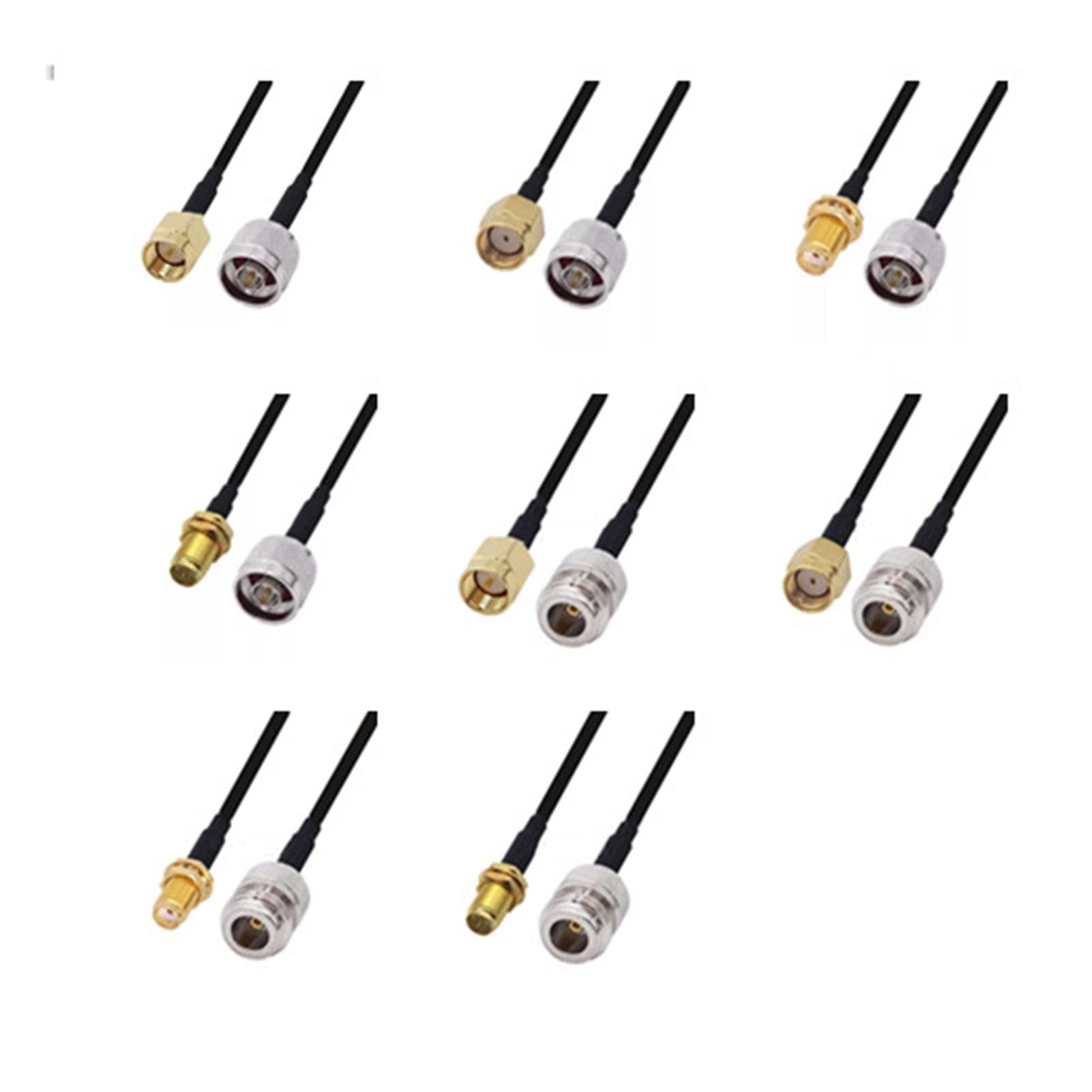 RP-SMA Maschio A N Femmina 1m Cavo Coassiale - HF240 (equivalente - Foto 4