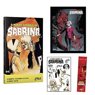 O mundo sombrio de Sabrina – Vol. 2: (pôster + marcador + cartela de tatuagem) O mundo sombrio de Sabrina – Vol. 2: (pôster + marcador + cartela de tatuagem)