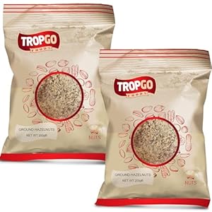 Tropgo Ground Hazelnuts 2 x 200g –...
