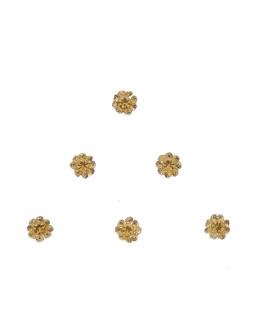 Anuradha Art Jewellery Gold Finish Bindis For Ladies Small Bindis For Ladies