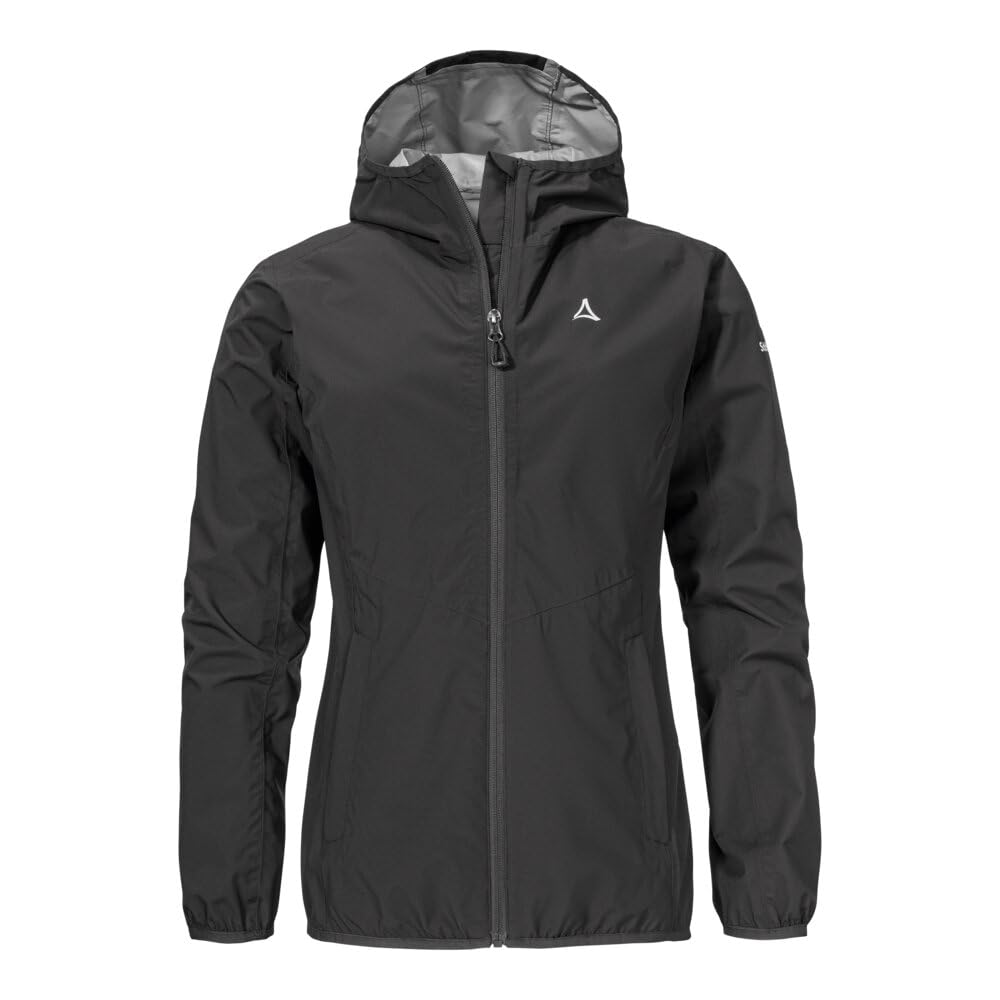 Schöffel Damen Jacket Style Migandi WMS, Allwetterjacke mit 2-Wege-Stretch, mit verstellbarer Kapuze, wasserdicht und atmungsaktiv