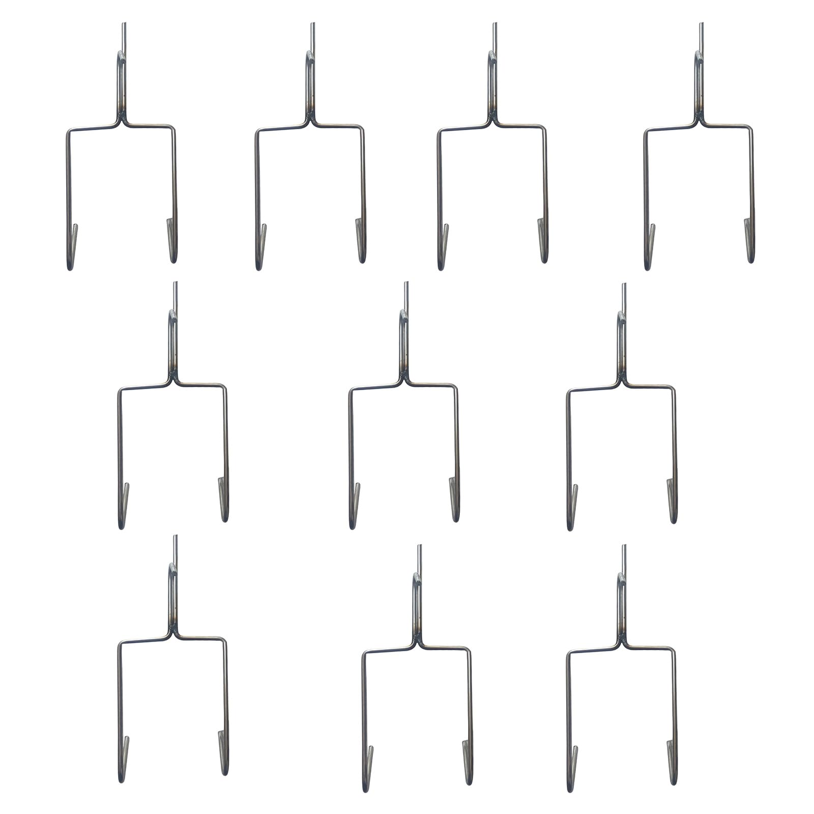 ZYOUQI 10 Pcs High Strength Stainless Steel Meat Hooks for Hanging Beef Pork Grilling Hanger for Outdoor Cooking Beef Hooks