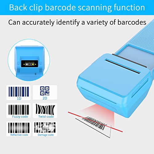 Symcode Pos Receipt Printer 58Mm Thermal Receipt Printer Bluetooth Handheld Pos Machine Receipt Printer,Mobile Pos Portable Back Clip Receipt Printer For Sales Retail Print #TOP5