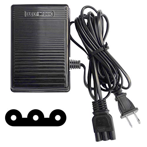 Sewing Machine Foot Control Pedal&Power Cord for Elna Janome New Home BabyLock 033770217