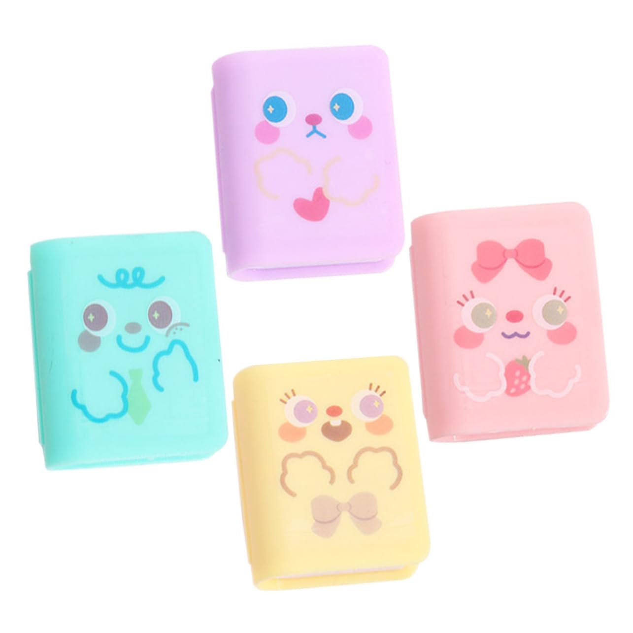 Tofficu 5 Ensembles Taille-crayon Taille Crayon Aiguiseurs Enfants Des Crayons Bureautique Accessoires School Supplies Aiguilles De Crayon Papeterie Plastique 4 Pièces * 5