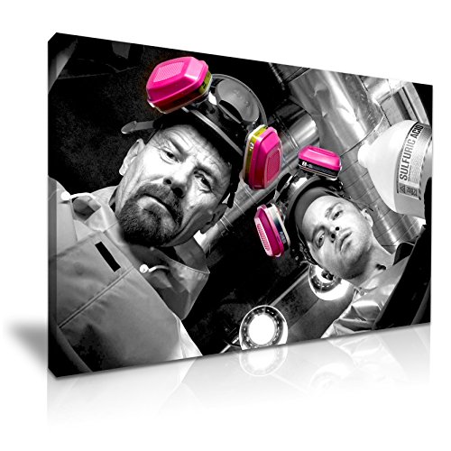 YES ART Breaking Bad Walter White Jesse Pinkman Canvas Print 76 cm x 50 cm