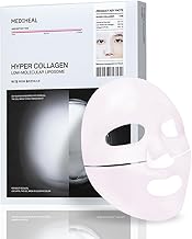 Mediheal Hyper Collagen - Collagen Real Deep Mask, Overnight Firming & Hydrating Gel Mask, Pore Appearance Refining, Plumping & Elasticity Care, Korean Skincare (4ea)