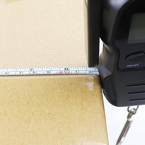 DIUDIU CAT Fishing Scale,Max 110lb/50kg Luggage Scale Backlit LCD Screen Portable Electronic Balance Digital Fish Hook Hanging Scale with Measuring Tape Ruler - Image 5