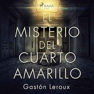 El misterio del cuarto amarillo Audiolibro Por Gaston Leroux arte de portada