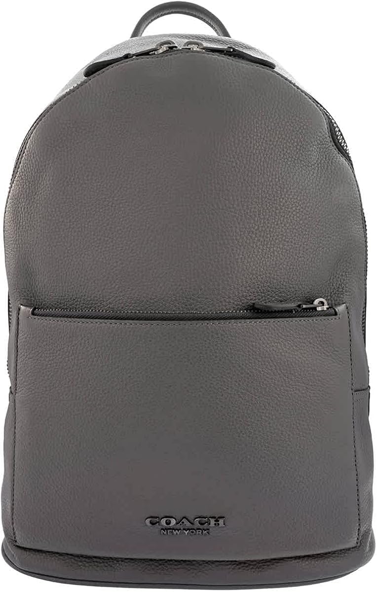 COACH Mochila suave Metropolitan para hombre, grafito, Grafito