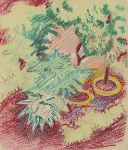 Tableau Pots de fleurs August Macke pour décoration murale de salon moderne