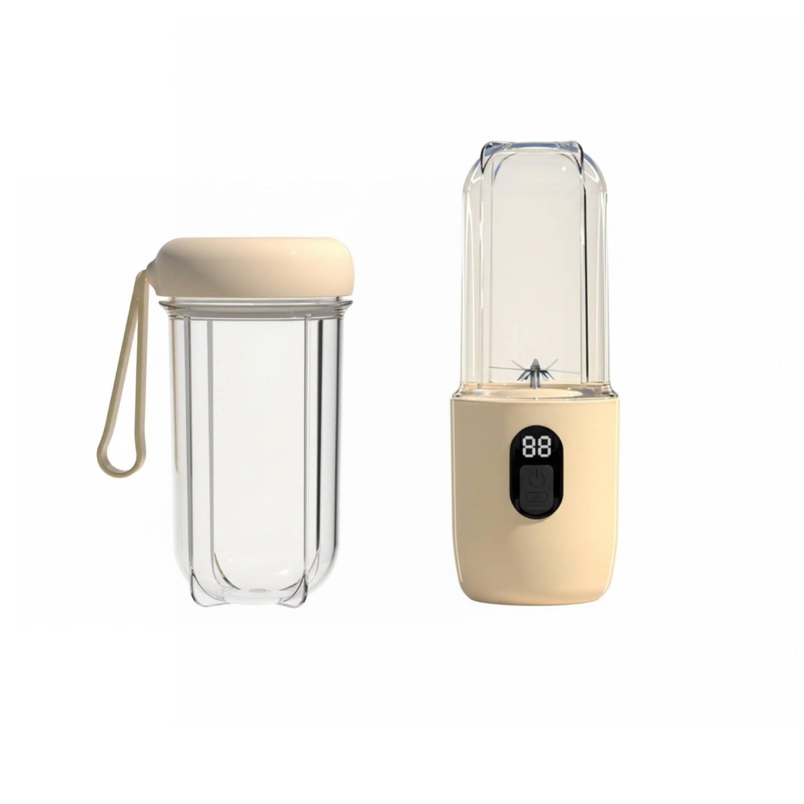 Compact Size Portable Blender Single-Press Operation Electric Travel Juicer Powerful Blending Rechargeable Mini Blender Food-Safe-Safe for Travelers, Office Workers, Fitness Enthusiasts,-image-17