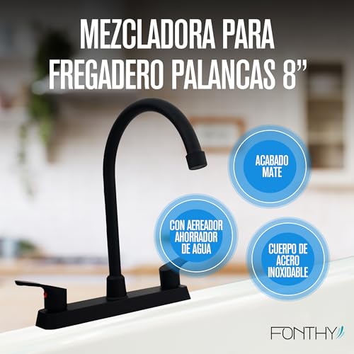 Partes de una mezcladora de fregadero 29 partes de una mezcladora de fregadero marca FONTHY (2)