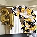 DIY Blue Balloon Garland & Arch Kit, 138pcs July of 4 Party Decorations Balloon Set, Navy Blue & Golden & Sequin Gold & White Balloons for Baby Shower, Wedding, Birthday, Graduation, Anniversary