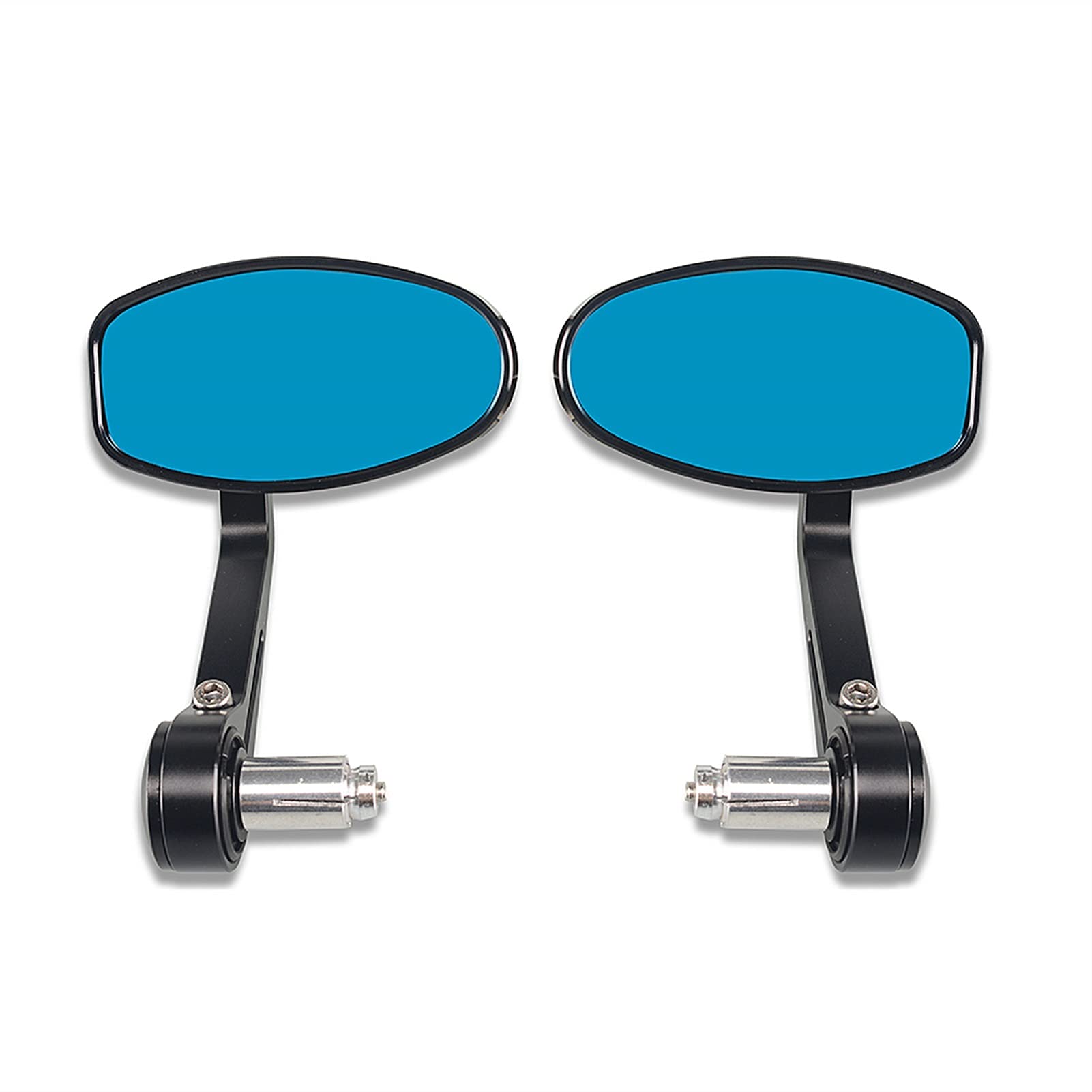 para Accesorios Speed Triple Motocross 1 Par 7/8 22mm Universal CNC Extremo De Barra De Motocicleta Espejos Retrovisores Negros Laterales Espejos