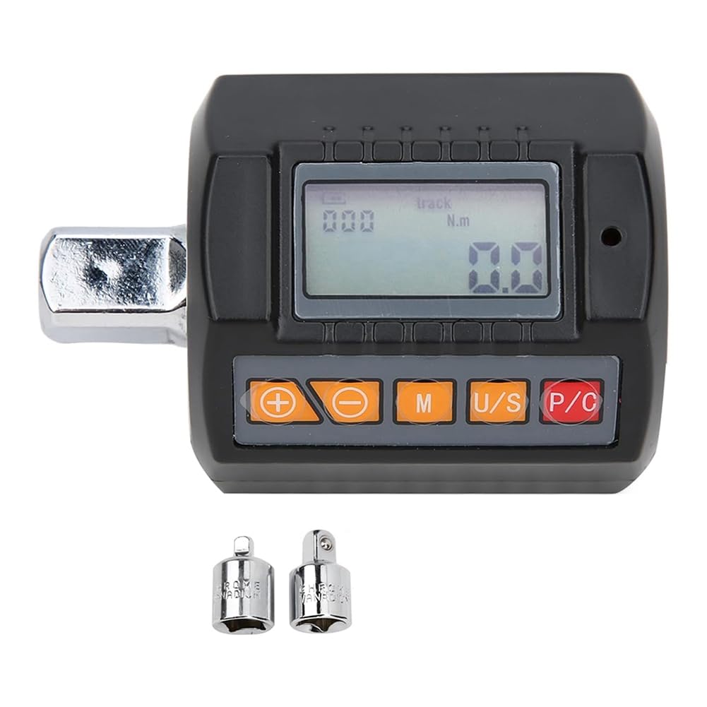 Jnchdghwa Black Digital Torque Adapter, Wrench Adapter, Torsion Meter Portable, High Accuracy 1/2 Drive Znc-30 For Family Labor