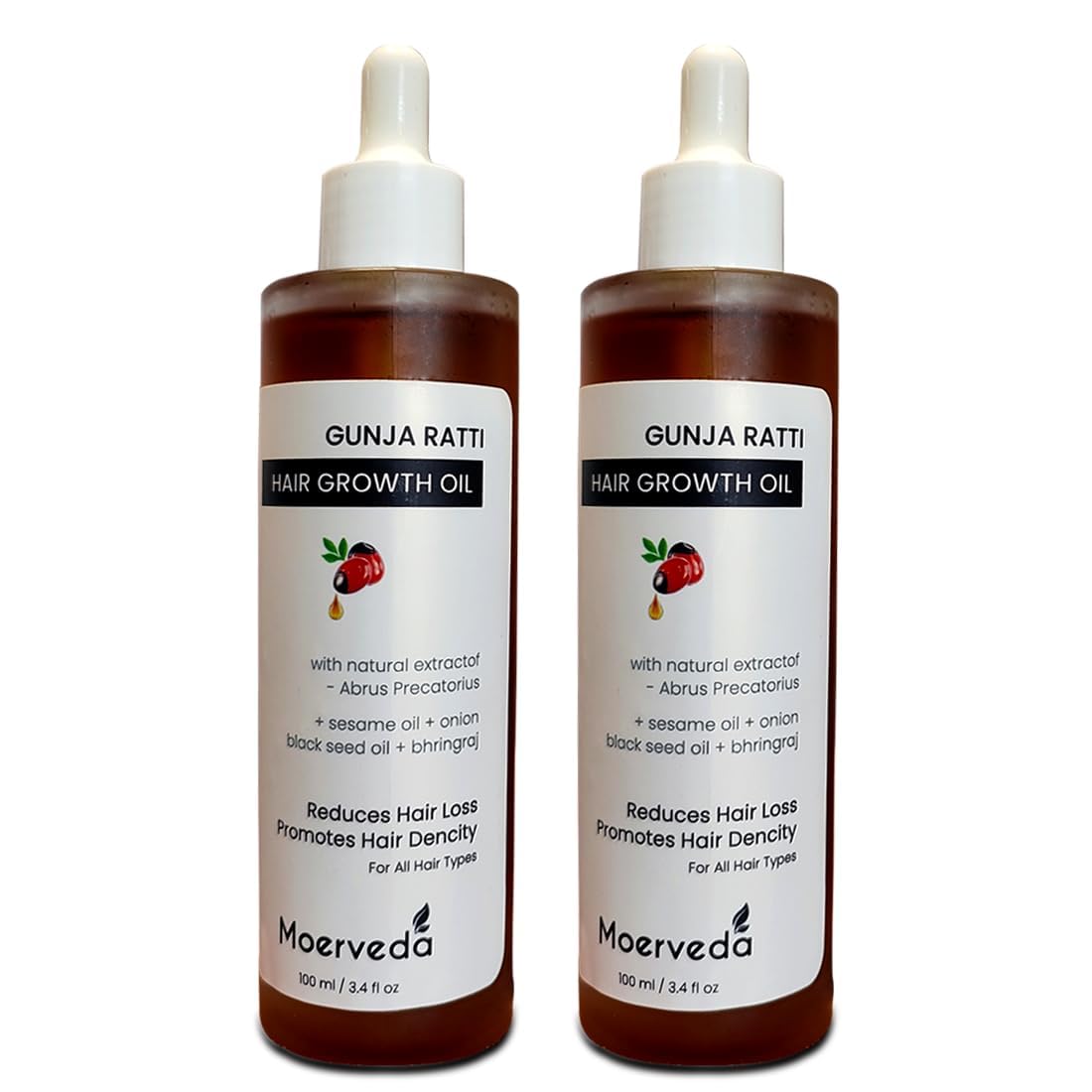 Gunja Ratti Herbal Hair Oil for Hair Growth and Alopecia for Men & Women