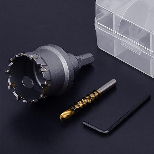 Miniatura 7 de Broca de sierra de agujero de acero de metal, cortador de agujero de metal para metal grueso, acero inoxidable, hierro y madera (2-49 pulgadas)