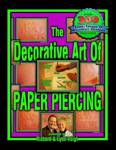 Paper Piercing art décoratif du papier perforé avec 300 modèles