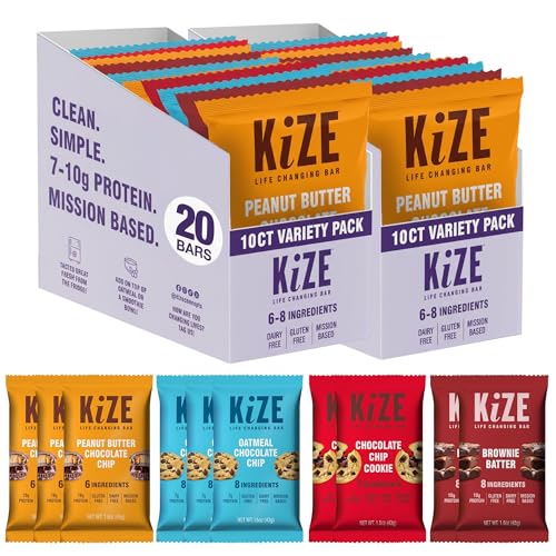 KiZE Energy Bars Variety Pack