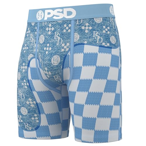 PSD Mens Boxer Briefs - Icy Lux 3-Pack, 7 Inch Inseam, Moisture-Wicking, 4-Way Stretch, Boxer Briefs for Men Pack3