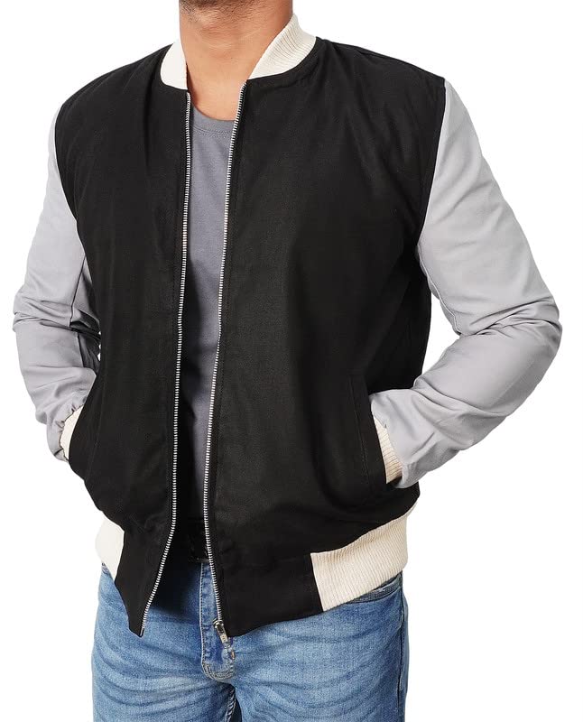 Mens Movies Cotton Wool Lightweight Varsity Bomber Jacket Collection