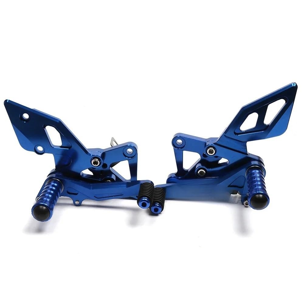 Footrests Foot Pegs Motorbike Footrest Rearset Foot Pegs Rests Adjustable For Y&AMAHA For YZF R3 R25 2014-2020 Motorcycle Footpegs Rear Sets For YZFR3 For YZFR25(Yellow)