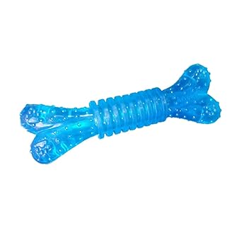 Rubber Flavoured Puppy Bone Toys for Dogs for Teething (Color May Vary),MULTI COLOR