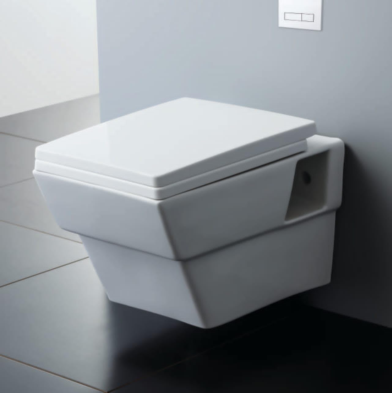 P-TRAP OnePremium One Piece Ceramic Western Floor Mounted Water Closet Western Toilet/European Commode With Soft Close Seat Cover For Lavatory, Toilets (W 2012)