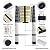12.5FT Extendable Ladder Telescopic Folding Compact Light Weight Portable Aluminum Max. 330lb Load for Loft Attic Builder Supply Home Office Multi-Purpose Stepladder