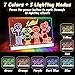 LED Drawing Board for Kids, 17 Inch Colorful Drawing Board with 7 Color and 3 Mode, Neon Art Light Up Doodle Pad with Invisible Stand, Educational and Learning Toys, Gifts for Boys and Girls