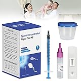 Fertility Home Test Kit for Men- Convenient, Private-Shows NorLow Sperm Count, Male Fertility Testing System, Accurate- Easy to Read Resultsmal or Low Sperm Count