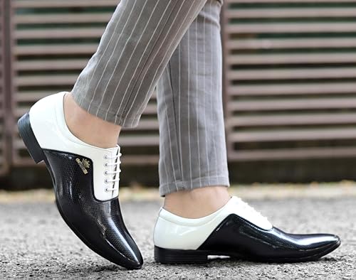 Image of AADI Men's Synthetic Leather Derby Formal Shoes